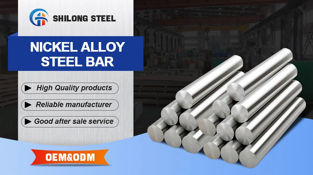 ASTM B575 Nickel Alloy Hastelloy C276 Monel Alloy 400/401/404/405/K-500 Round Bar Alloy Rod with High Quality High Temperature