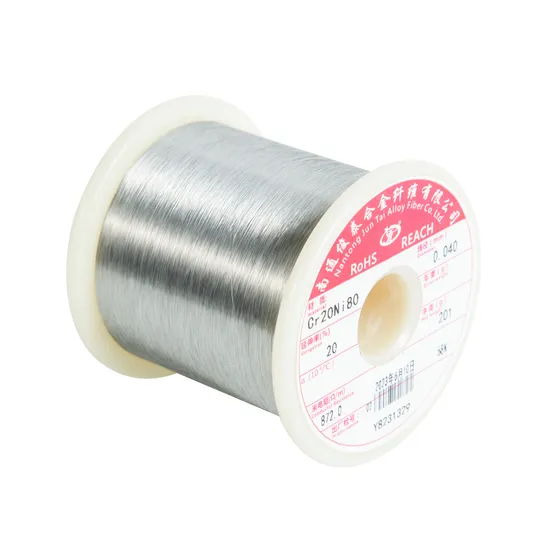 China Supplier Cr20ni80 Nickel Chrome Nichrome Heating Resistance Nickel Wire