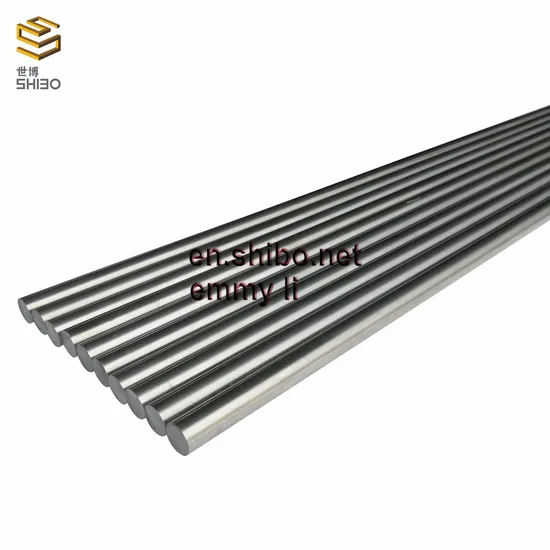 High Temperature Ground Tungsten Bar/Rods with Small Diameter 
